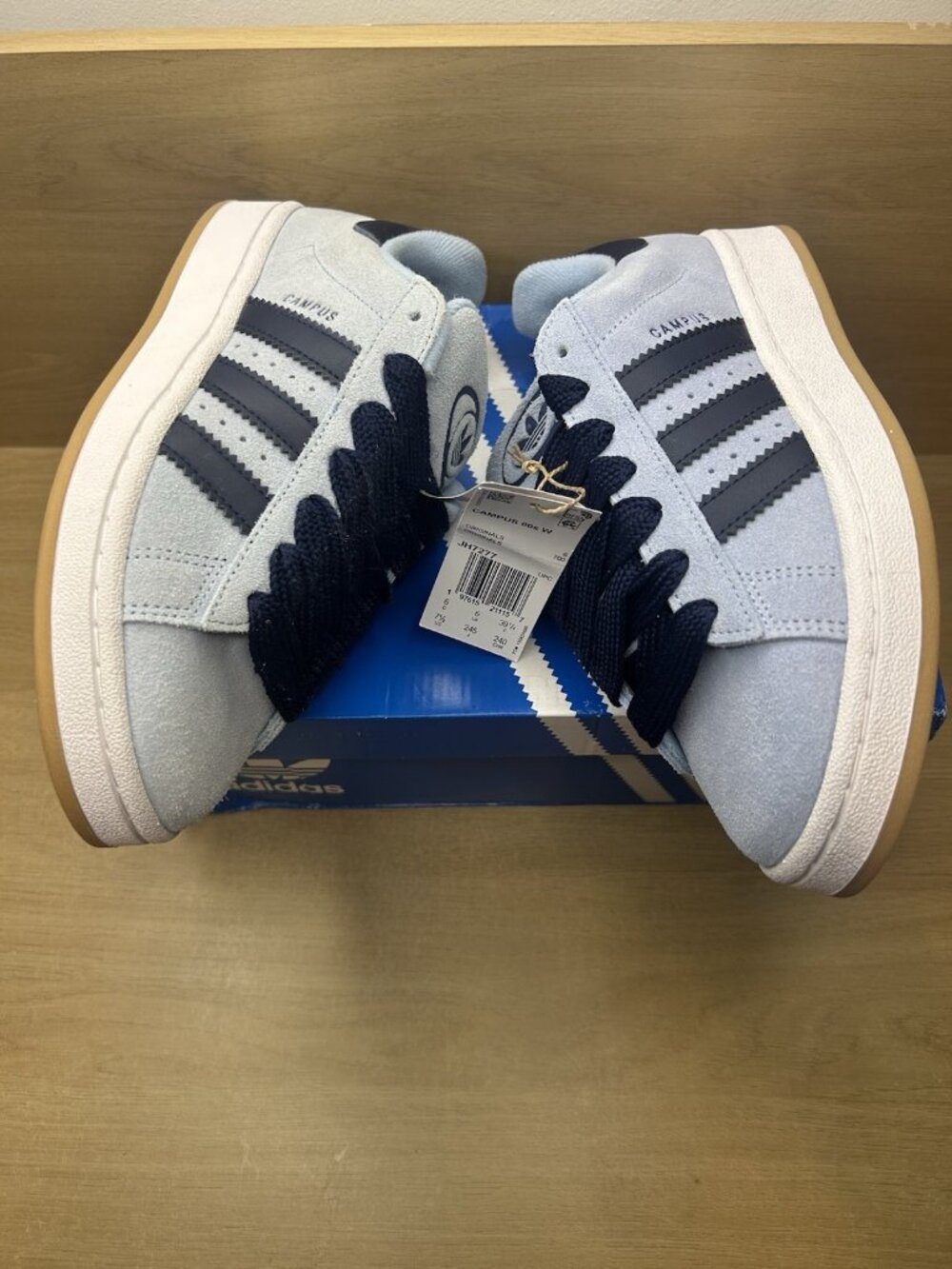 adidas Campus 00s Clear Sky Gum WMNS JH7277 Size 7.5 NEW (Right Was Display) - Picture 6 of 10